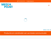 Tablet Screenshot of mediapoint.nl